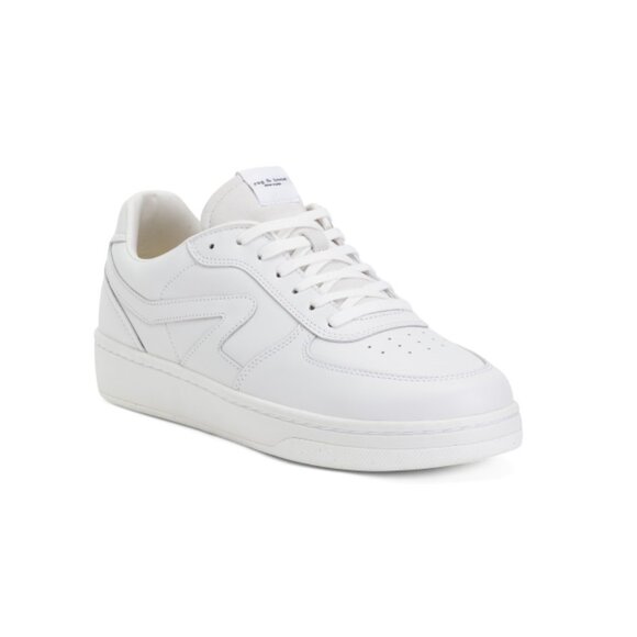 RAG & BONE White Men's Leather Retro Court Sport Casual Sneaker